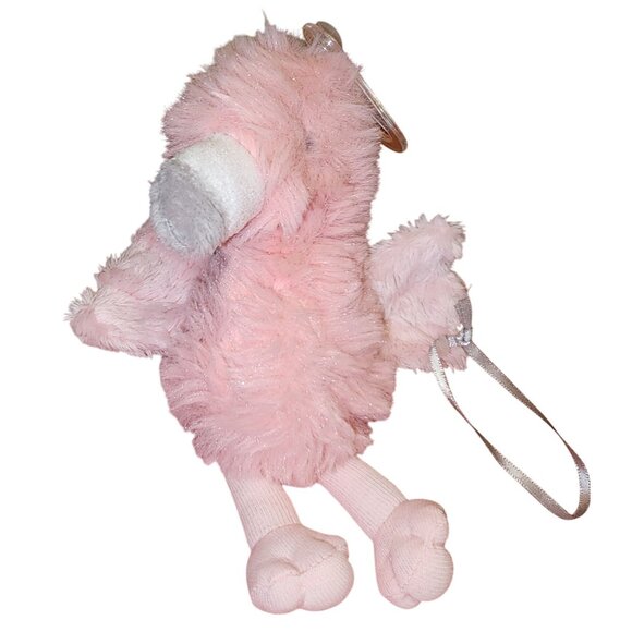 NWOT Cloud Island Pink Flamingo Lovey Blanky Security Blanket Fuzzy Girls Plush - Picture 2 of 6